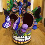 Alebrijes skull art